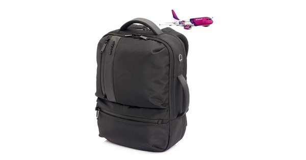 A Wizzair méretű táskával biztonságosan pakolhatsz az útra.